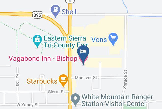 Inyo - Vagabond Inn Bishop Maps