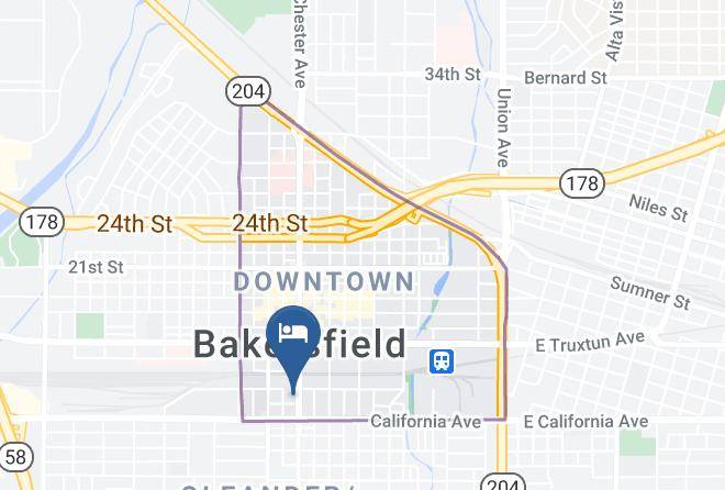 Kern - Vagabond Inn Executive Bakersfield Downtowner Maps