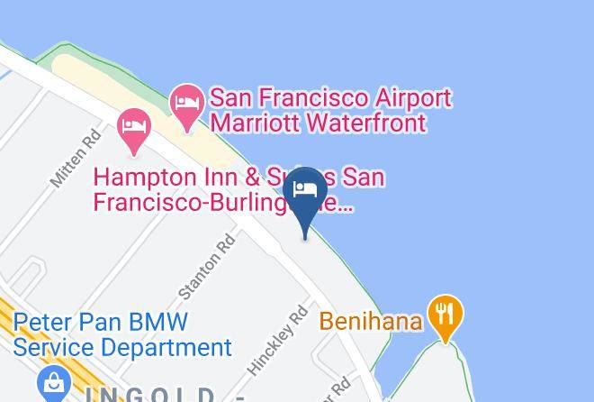 San Mateo - Vagabond Inn Executive San Francisco Airport Bayfront Maps