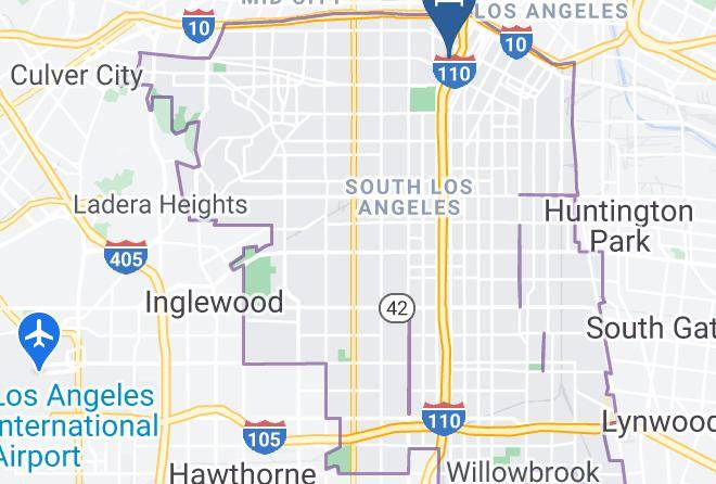 Vagabond Inn Los Angeles At Usc Map