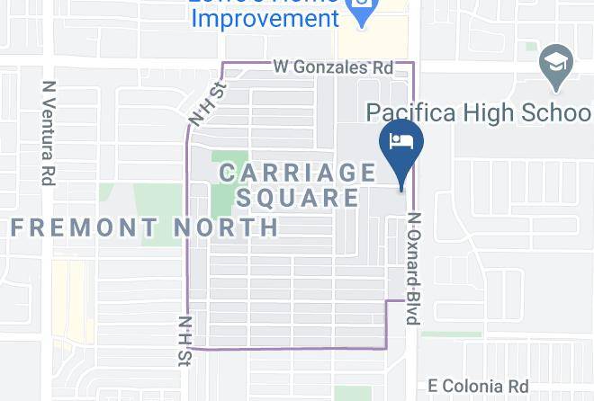 Ventura - Vagabond Inn Oxnard Maps