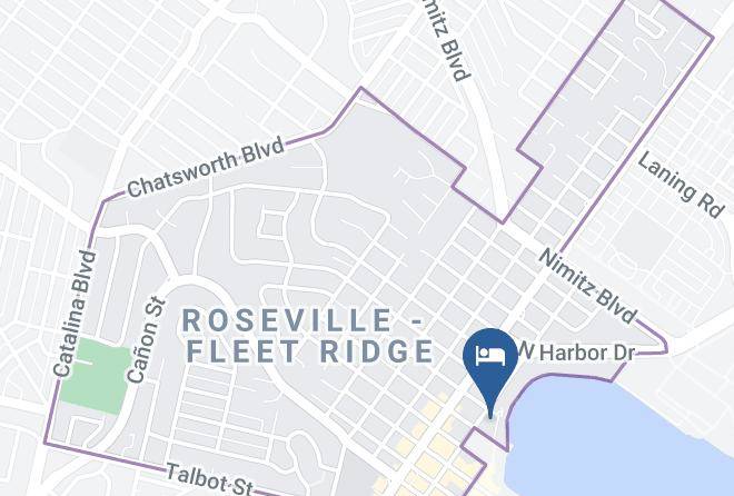 Vagabond Inn San Diego Airport Marina Map