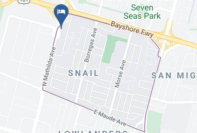 Santa Clara - Vagabond Inn Sunnyvale Maps