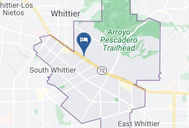 Los Angeles - Vagabond Inn Whittier Maps
