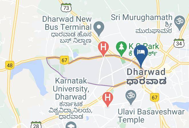 Dharwad - Vaibhav Lodge Maps