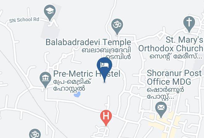 Shoranur - Vaishnavam Homestay Maps