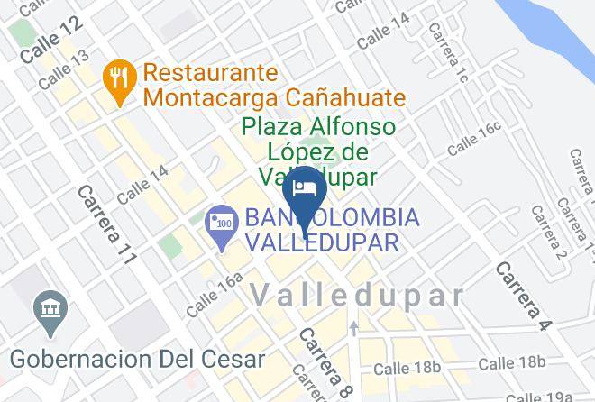 Hotel Vajamar Valledupar Map