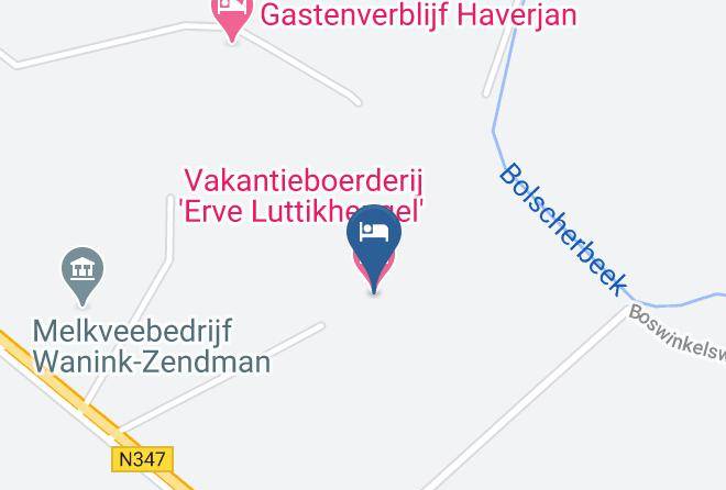 Hof Van Twente - Vakantieboerderij 'erve Luttikhengel' Maps