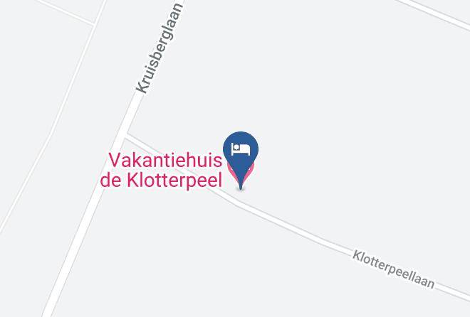 Vakantiehuis De Klotterpeel Map