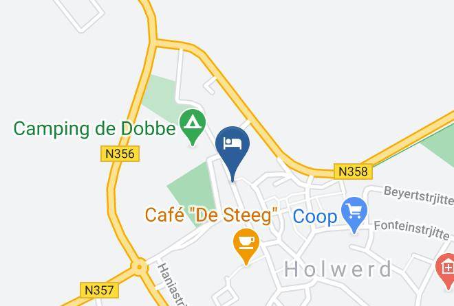 Vakantiehuis Inn Holwerd Friesland Map