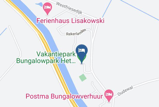 Gemeente Schagen - Vakantiepark Bungalowpark Het Geestmerambacht Noord Holland Maps