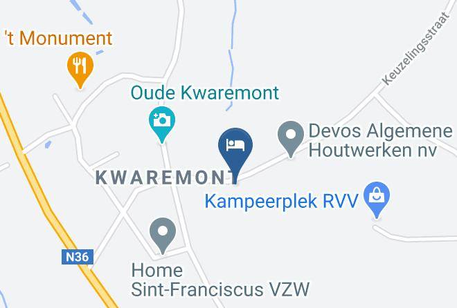East Flanders - Vakantieverblijf De Pupiter Maps
