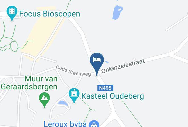 East Flanders - Vakantiewoning De Muur Maps