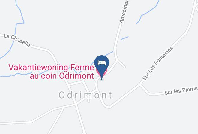 Liege - Vakantiewoning Ferme Au Coin Odrimont Maps