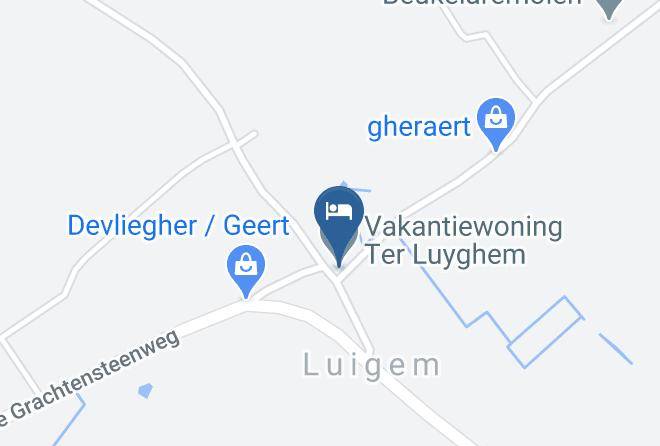 West Flanders - Vakantiewoning Ter Luyghem Maps