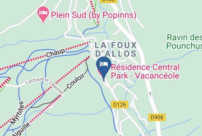 Val D'allos Labellemontagne Map