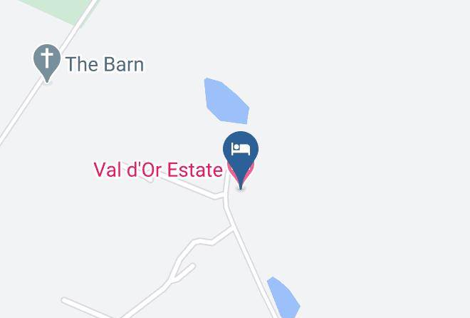 Cape Winelands - Val D'or Estate Maps