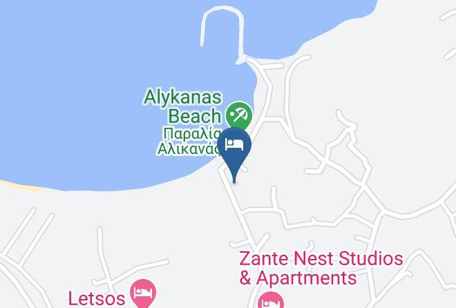 Zakinthos - Valais Hotel Maps