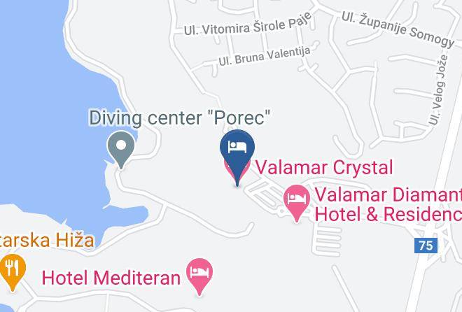 Porec - Valamar Crystal Hotel Maps