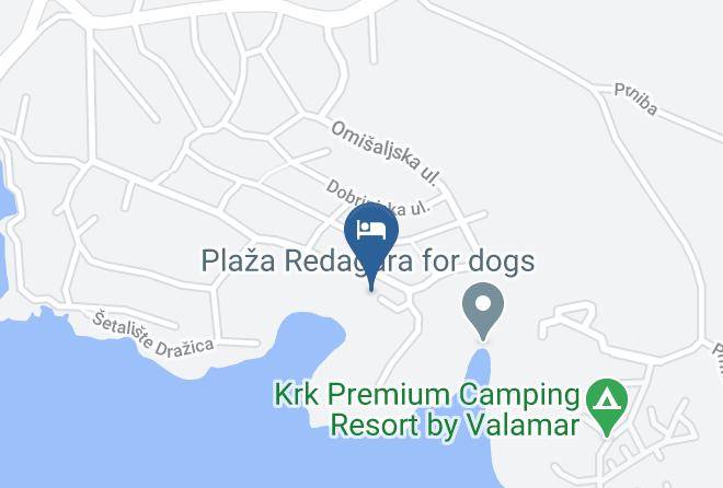 Krk - Valamar Koralj Hotel Maps