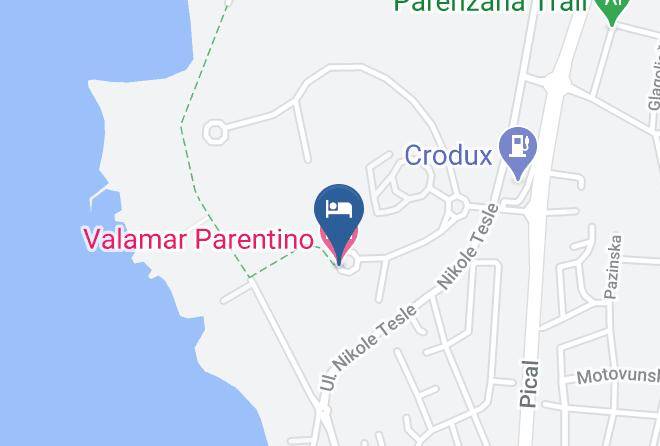 Porec - Valamar Parentino Hotel Maps