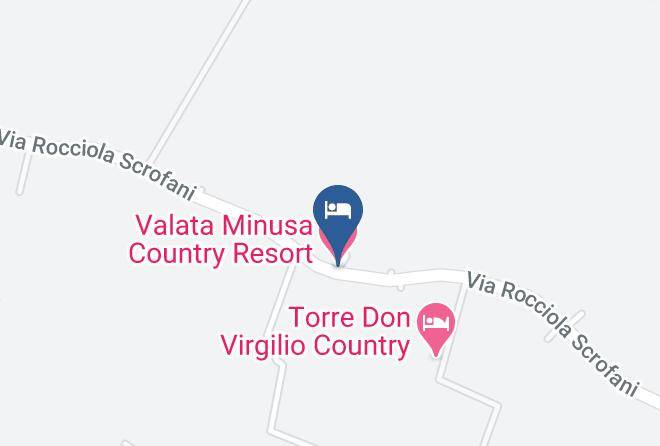 Ragusa - Valata Minusa Country Resort Maps