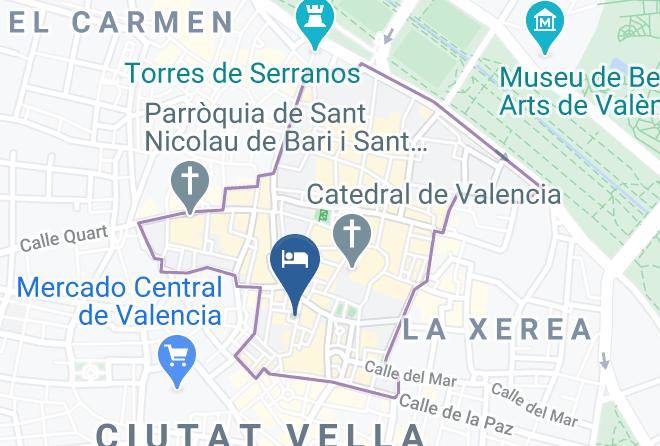 Valencia - Mon Suites Catedral Maps