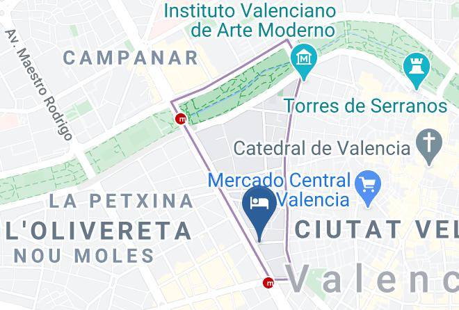 Valencia - Valenciaflats Centro Ciudad Maps