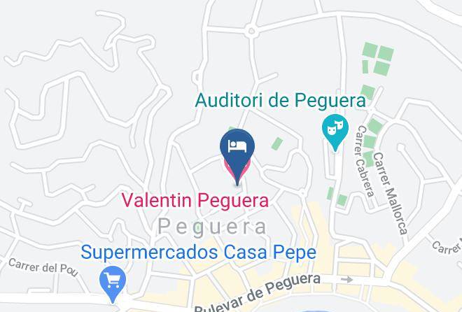 Baleares - Valentin Peguera Hotel Maps