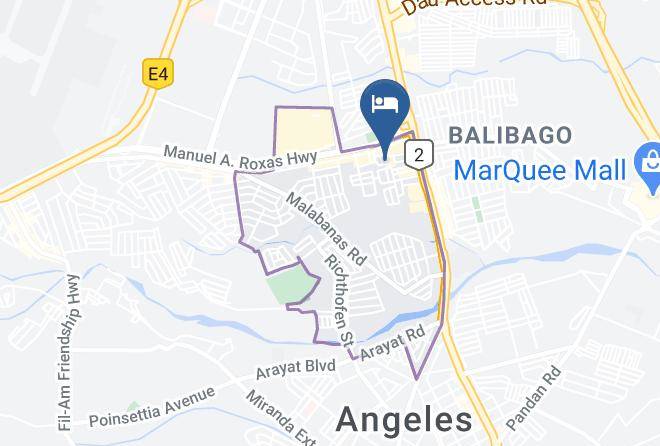 Pampanga - Valentino's Hotel Maps