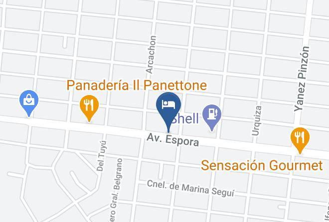 Pinamar - Valeria Hotel Maps