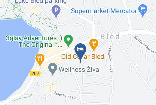 Bled - Valerija Stefelin Sobodajalka Maps