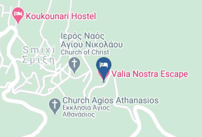 Valia Nostra Escape Hotel Map