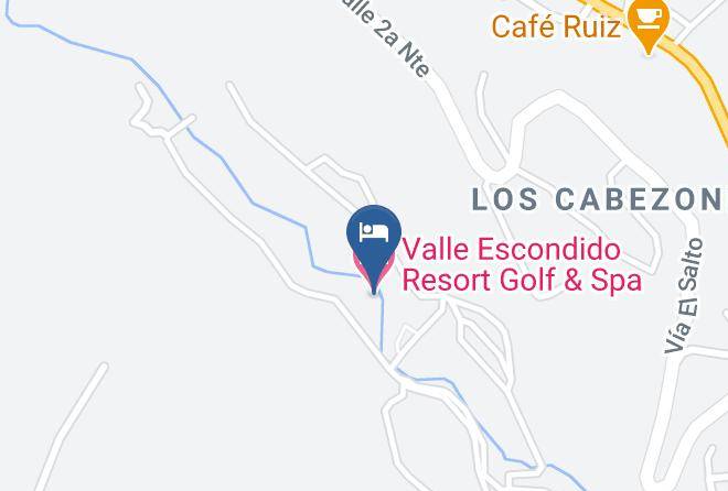 Boquete - Valle Escondido Resort Golf & Spa Maps