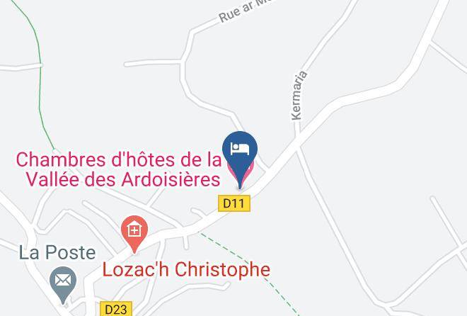 Cotes D Armor - Chambres D'hotes De La Vallee Des Ardoisieres Maps