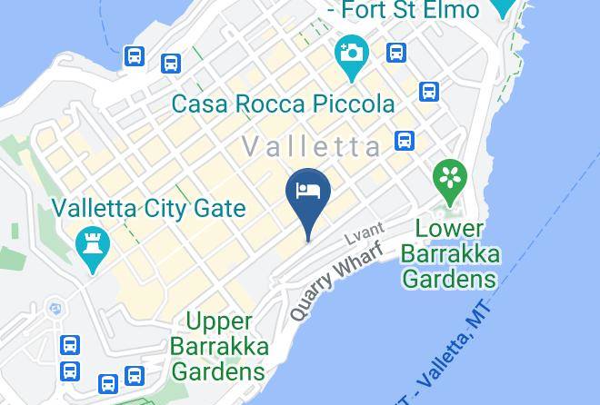 Valletta - Valletta Merisi Suites Maps