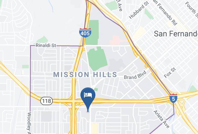 Los Angeles - Valley Inn Maps