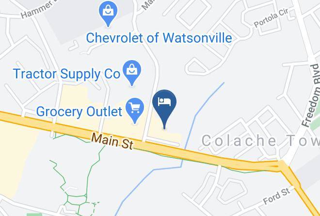 Santa Cruz - Valley Inn Watsonville Maps
