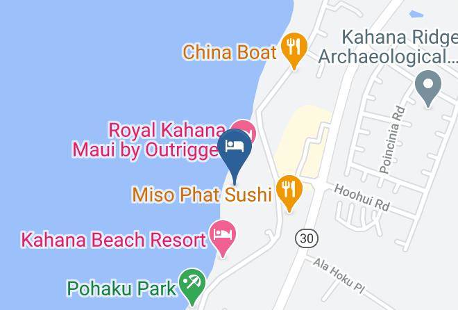 Maui - Valley Isle Resort Maps