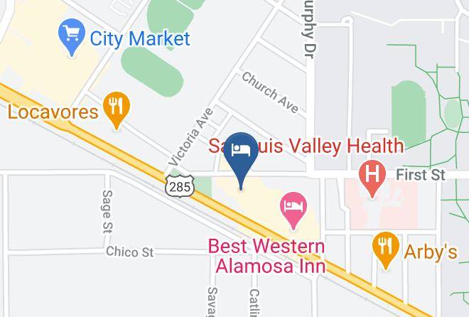 Alamosa - Valley Motel Maps