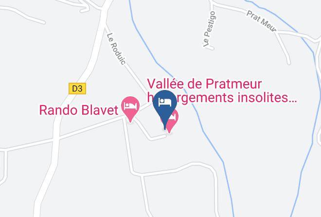 Morbihan - Vallee De Pratmeur Cabanes Dans Les Arbres Maps