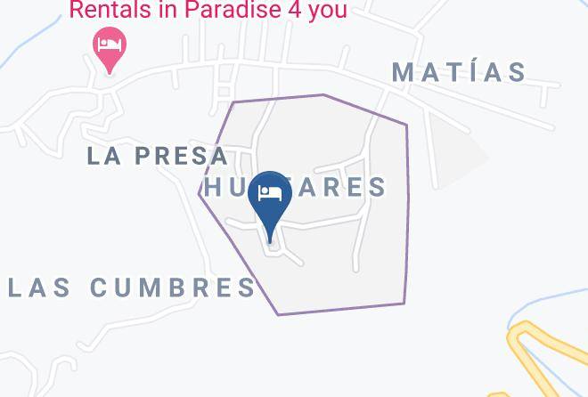 Atenas - Valley View Lodge Finca Huetares Maps