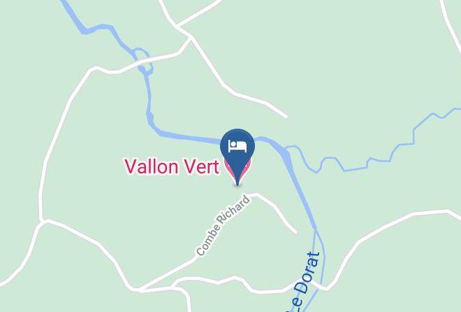 Vallon Vert Carte - Nouvelle Aquitaine - Creuse