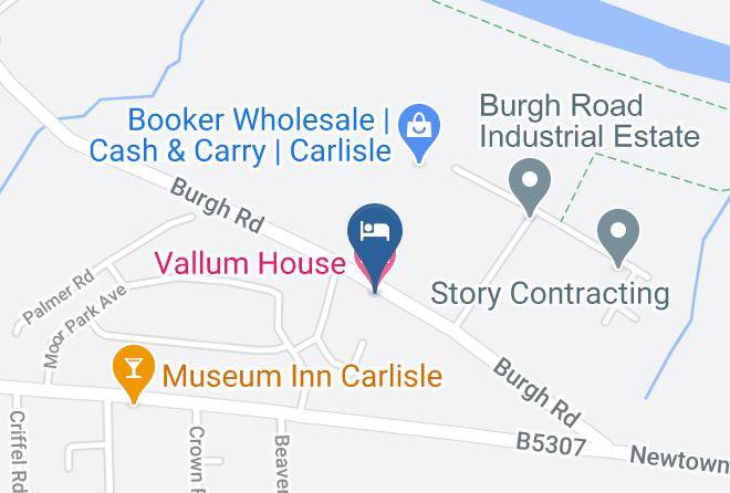Cumbria - Vallum House Hotel Maps
