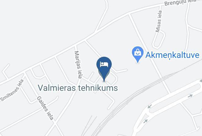 Valmiera - Valmieras Tehnikuma Dienesta Viesnica Maps