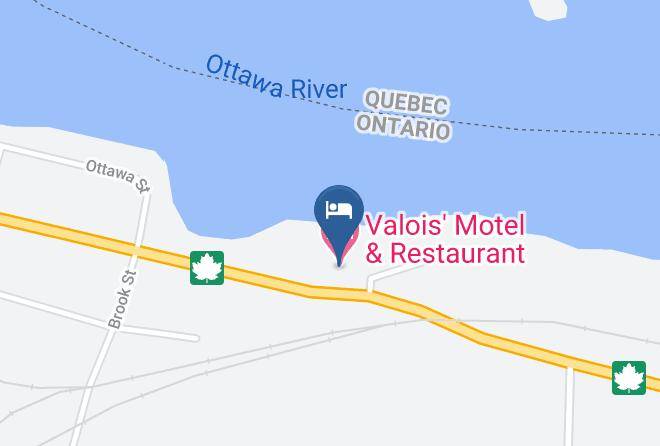 Nipissing - Valois' Motel & Restaurant Maps
