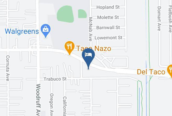 Los Angeles - Value Inn Bellflower Maps