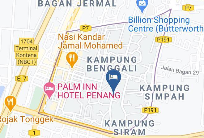 Butterworth - Value Inn Budget Hotel Maps
