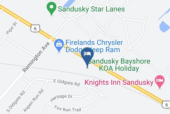 Erie - Value Inn Motel Sandusky Maps