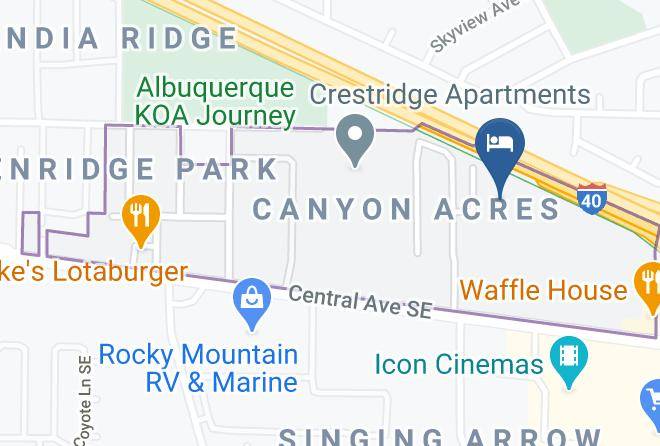 Bernalillo - Value Place Albuquerque Maps